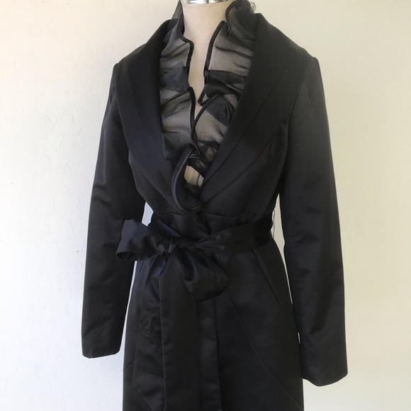 White House Black Market Jackets & Blazers - WHBM Satin & Organza Topper / Coat